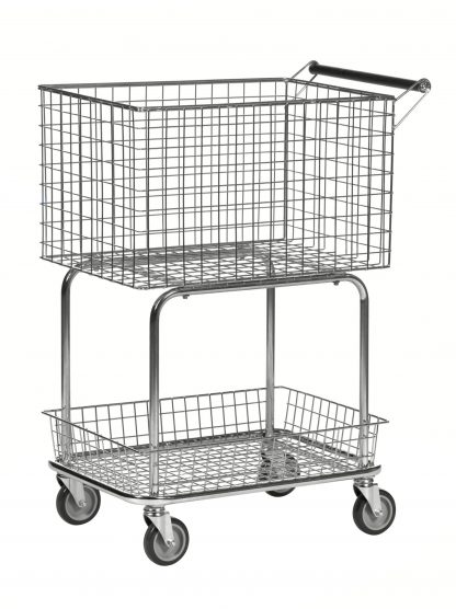 Carrello spesa Elettro galvanizzato in rete KM4303