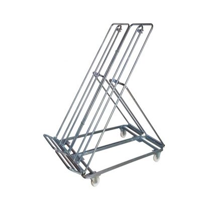 Carrello espositore ortofrutta doppio zincato