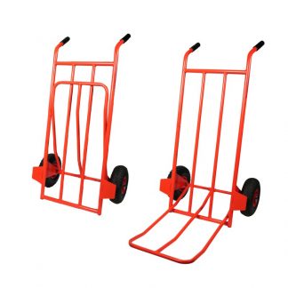 Carrelli portabagagli portasacchi leggero pedana ribaltabile ruote pneumatiche