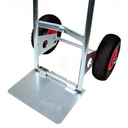 Carrello pieghevole in acciaio zincato particolare pala carico