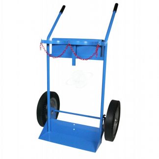 Carrelli Portabombole biposto cantieri cassetta litri 40/50 ruote gommate