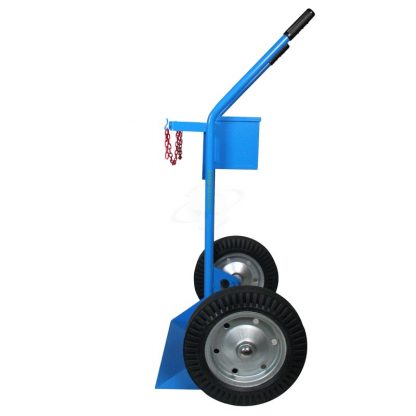 Carrelli Portabombole biposto cantieri cassetta litri 40/50 ruote gommate