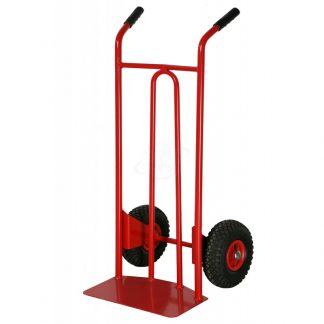 Carrelli portasacchi spalla curva ruote pneumatiche cerchio nylon
