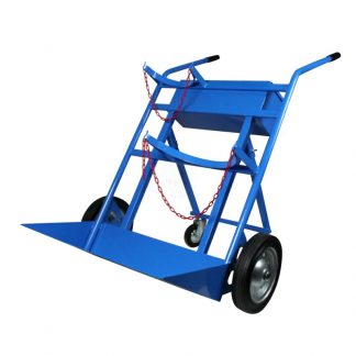 Carrelli Portabombole ossigeno propano con cassetta trasformabile