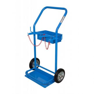Carrello Portabombole biposto con cassetta litri 14