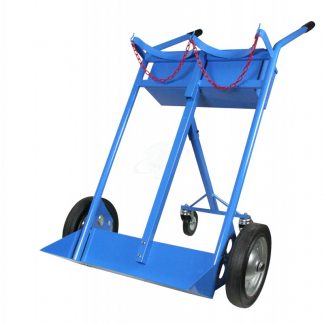 Carrello Portabombole biposto con cassetta lt. 40/50 trasformabile