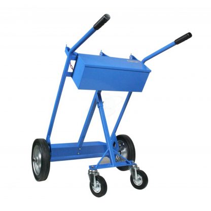 Carrello Portabombole biposto con cassetta lt. 40/50 trasformabile