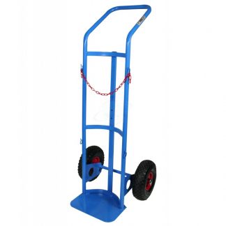 Carrello Portabombola monoposto ruote pneumatiche 40/50