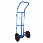 Carrello Portabombola monoposto ruote pneumatiche 40/50