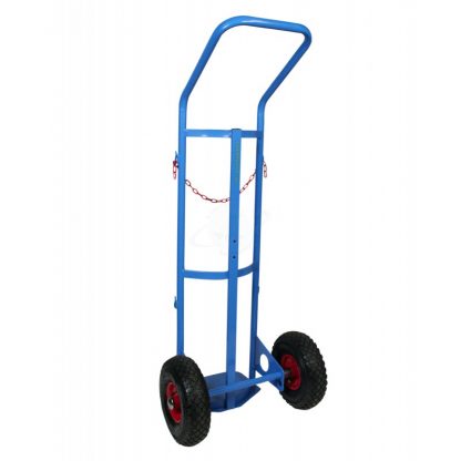 Carrello Portabombola monoposto ruote pneumatiche 40/50