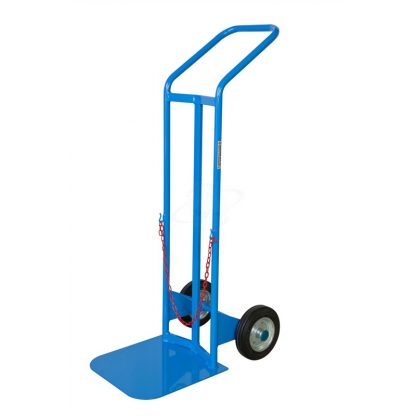 Carrello Portabombola singolo per bombole GPL da 25 lt con ruote Ø 200