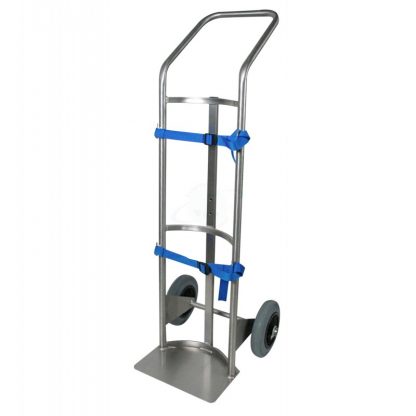 Carrello Portabombola singolo litri 40 Acciaio Inox