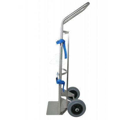 Carrello Portabombola singolo litri 40 Acciaio Inox