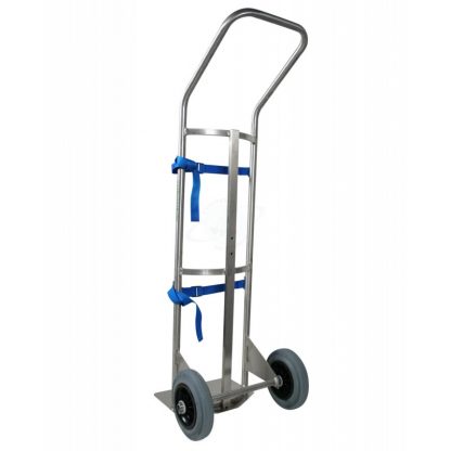 Carrello Portabombola singolo litri 40 Acciaio Inox