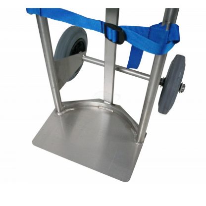 Carrello Portabombola singolo litri 40 Acciaio Inox