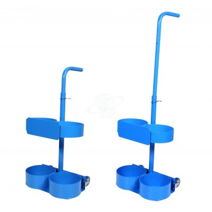 Carrelli portabombole ossigeno - acetilene 5 litri kit bombole