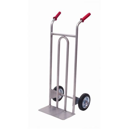 Carrello portacasse in acciaio inox AISI 304 2 ruote gomma piena