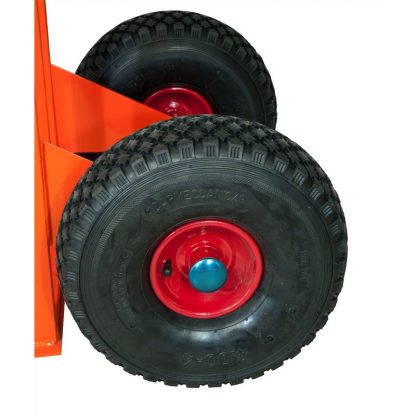 Carrelli portacasse ruote pneumatiche portata kg 300