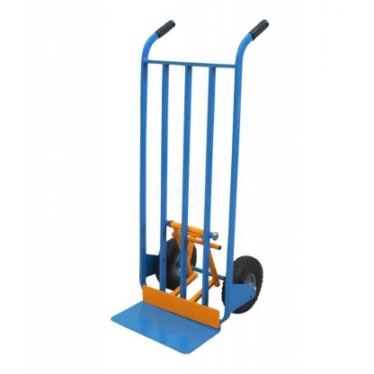 Carrelli portacasse piastra grande con scaricafacile ruote antiforatura