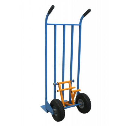 Carrelli portacasse piastra grande con scaricafacile ruote antiforatura