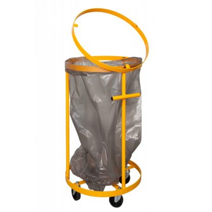 Carrello porta rifiuti senza coperchio dettaglio