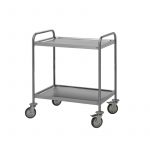 Carrello servizio per ristorazione a 2 ripiani 600 x 600 mm
