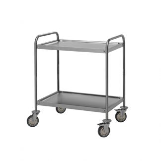 Carrello servizio per ristorazione a 2 ripiani 600 x 600 mm