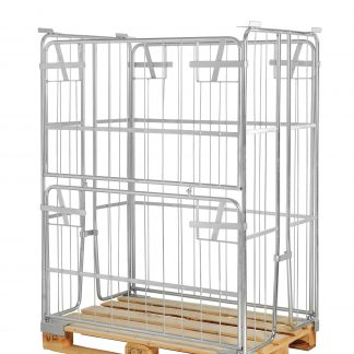 Container per pallet 1 sponda apribile KM901500