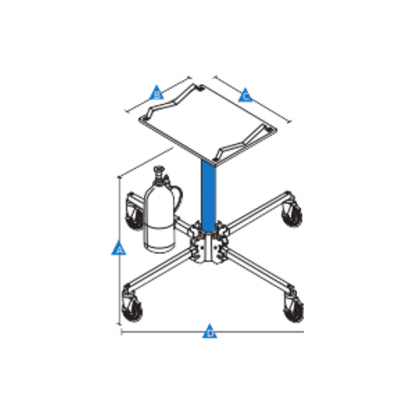 Sollevatore per materiali Genie GH38 misure