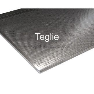 Teglia pasticceria in alluminio 600 x 600 x 20 forata