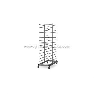 Carrello portateglie paticceria frontale doppio 32 teglie
