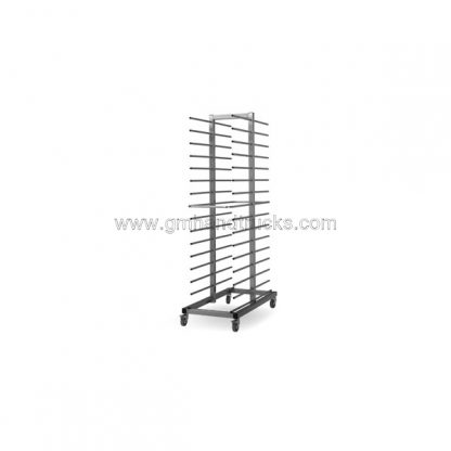 Carrello portateglie paticceria frontale doppio 32 teglie