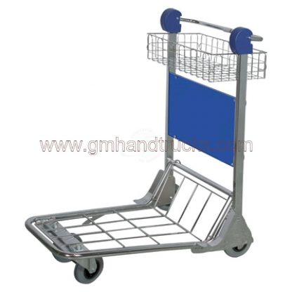 Carrelli portabagagli compenetrabile in acciaio AISI 304 4 ruote freno