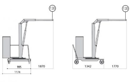 CONFIGURAZIONE CON PROLUNGA FISSA
