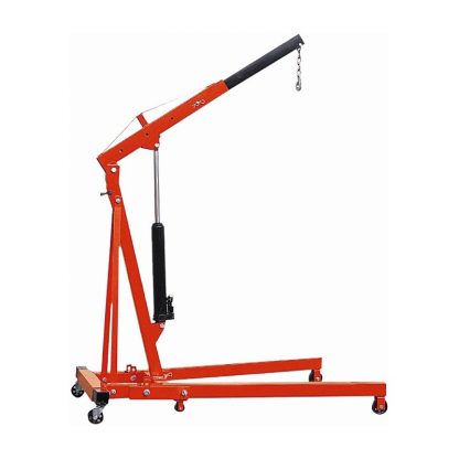 Gru pieghevole portata Kg 2000 pompa doppio effetto