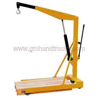 Gru idraulica per pallet smontabile con pompa effetto semplice 1000 kg