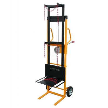 Mini carrello sollevatore Portabombola