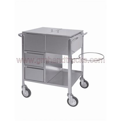 Carrello bende gessate in acciaio INOX AISI 304