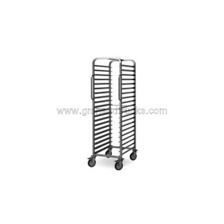 Carrello portateglie pasticceria pannellato 20 portate 400 x 600 mm saldato