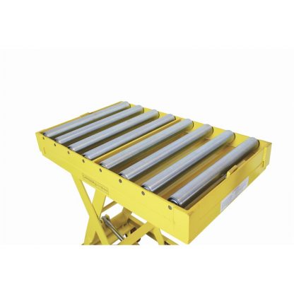 Carrello con Piattaforma elevatrice pantografo PC500R con rulliera