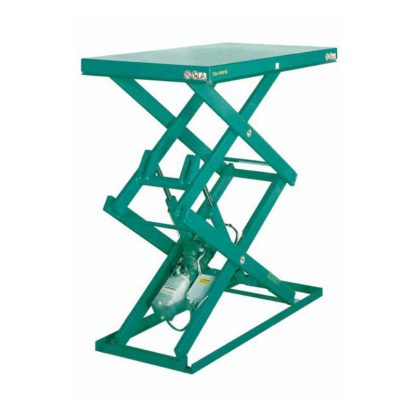 Piattaforme elevatrici doppio pantografo carichi disribuiti 1300 x 800 500 kg