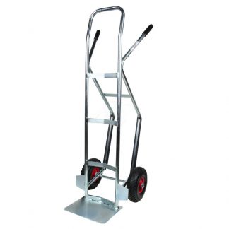 Carrelli portacasse zincati con scivolo