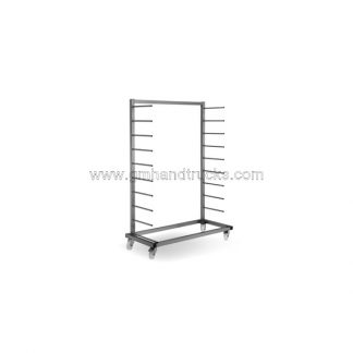 Carrello porta tavole panificio1200 mm saldato capacità 10 tavole