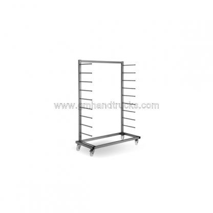 Carrello porta tavole panificio1200 mm saldato capacità 10 tavole