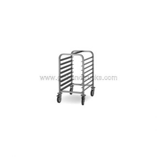 Carrello porta teglie per teglie 400 x 600 mm saldato