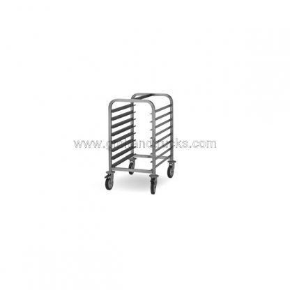 Carrello porta teglie per teglie 400 x 600 mm saldato