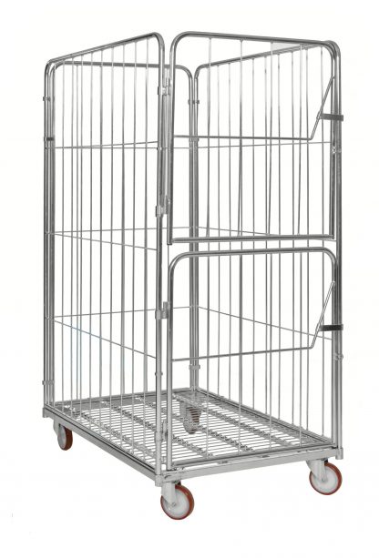 Roll container con 4 sponde accesso ripiegabile o smontabile KM801201802B