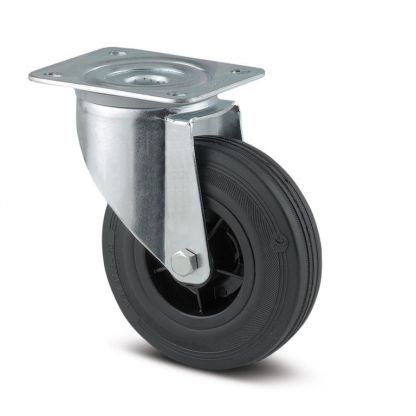 Ruote in gomma piena per carrelli 3370PVR160P63