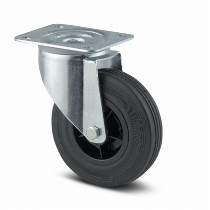 Ruote in gomma piena per carrelli 3470PVR100P62