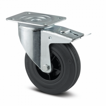 Ruote in gomma piena per carrelli 3477PVR100P62